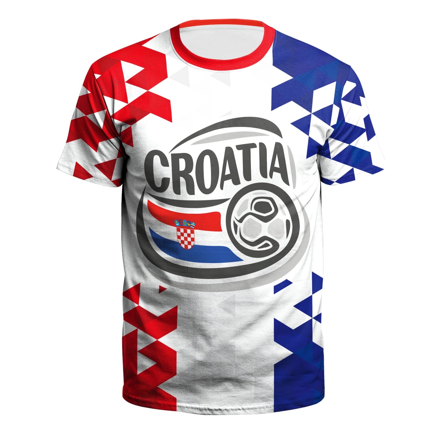 NADANBAO Summer Men/Women Croatia Football Jerseys Sport Tee Tops 3D Printing Futebol Soccer Jersey Fitness Shirt