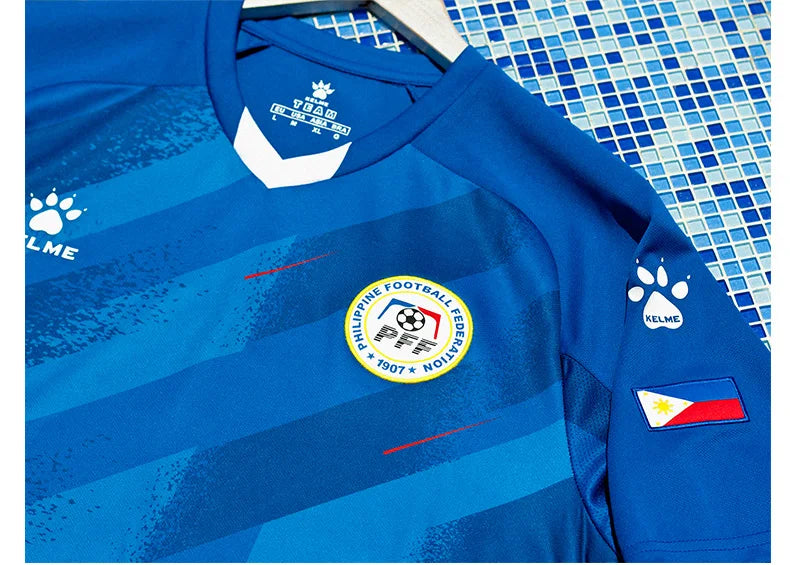 KELME Philippine National Team Jersey The Azkals Year Replicas Jersey (Included The Team Logo and Flag)