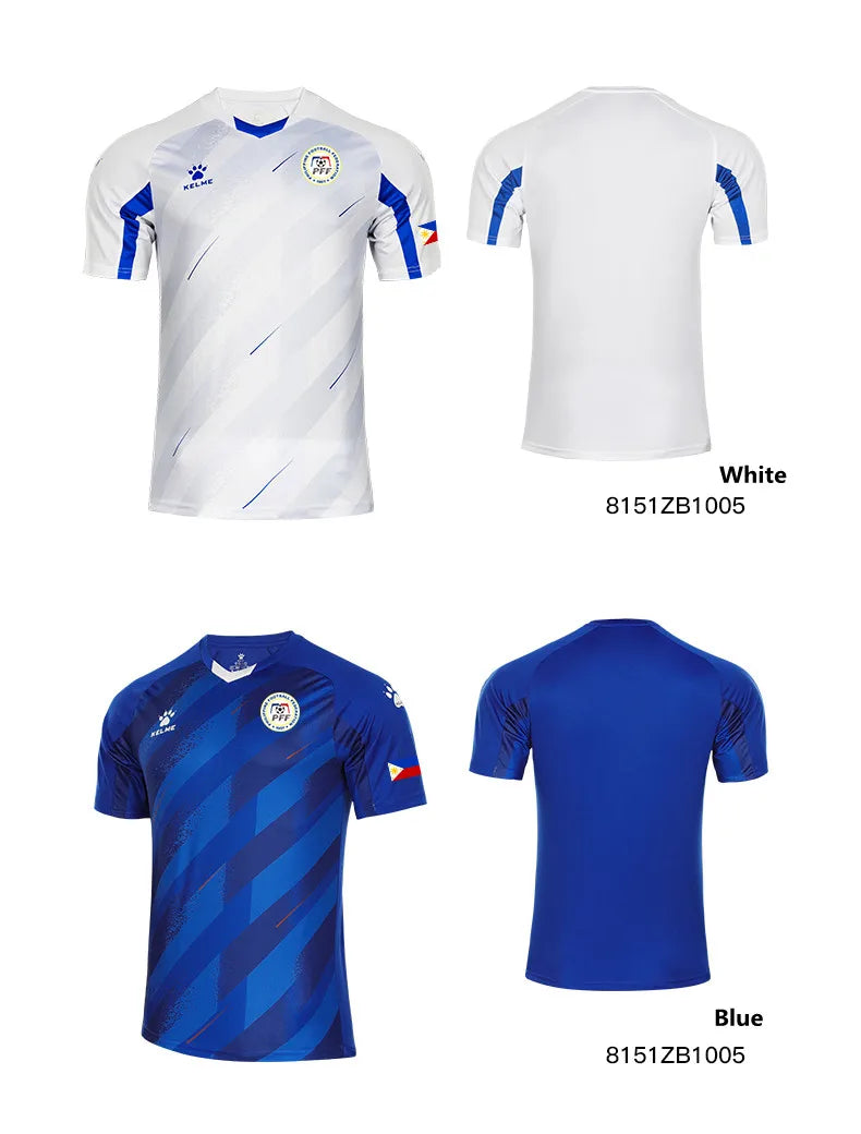 KELME Philippine National Team Jersey The Azkals Year Replicas Jersey (Included The Team Logo and Flag)