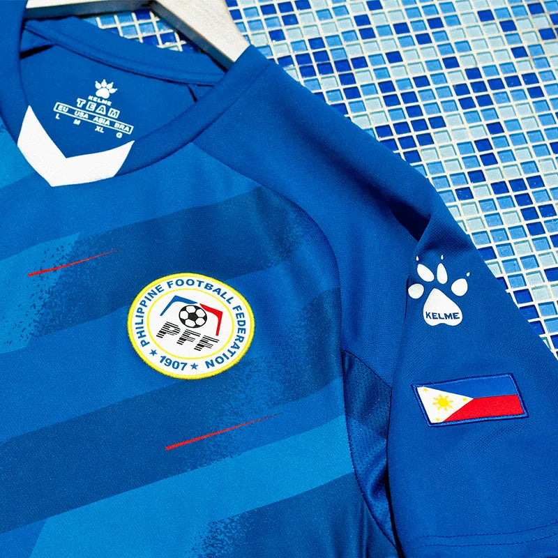 KELME Philippine National Team Jersey The Azkals Year Replicas Jersey (Included The Team Logo and Flag)