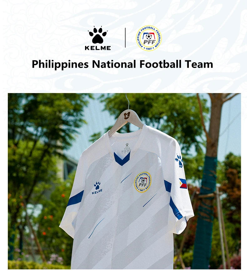 KELME Philippine National Team Jersey The Azkals Year Replicas Jersey (Included The Team Logo and Flag)