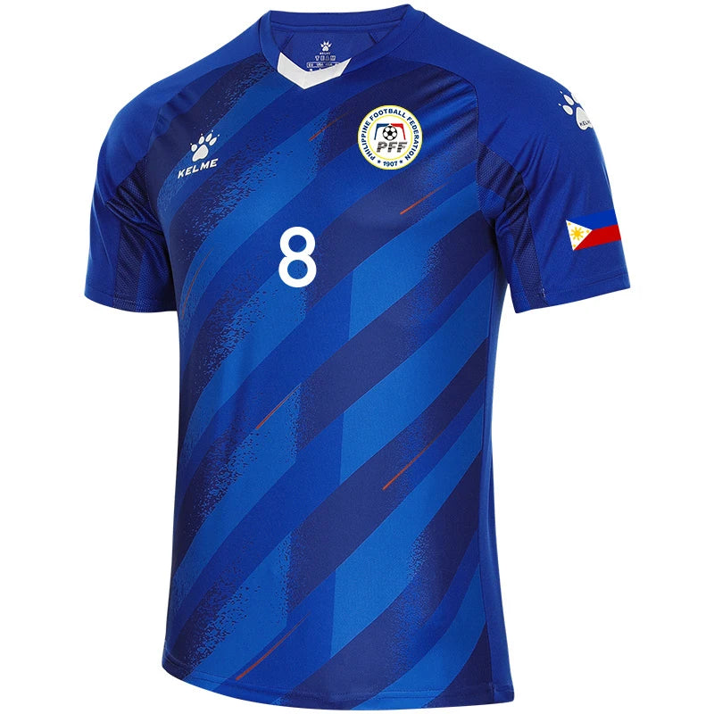 KELME Philippine National Team Jersey The Azkals Year Replicas Jersey (Included The Team Logo and Flag)