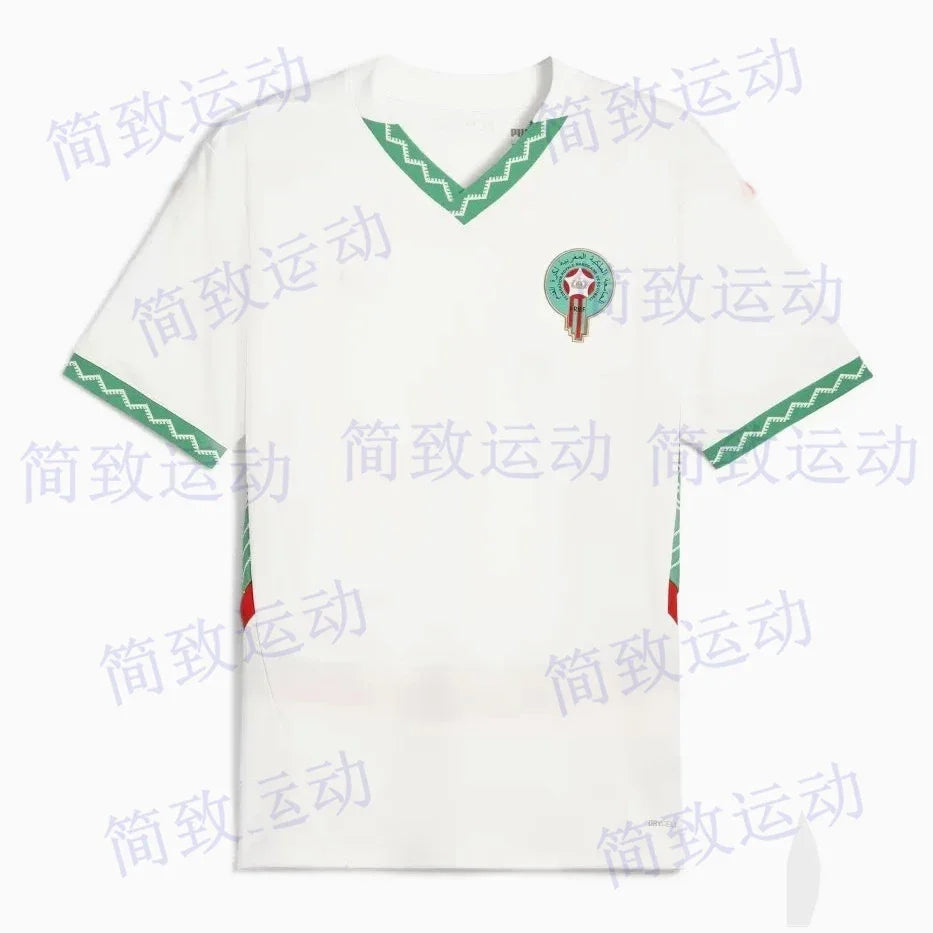 Moto Quick Drying 2025 Africa Cup Morocco Jersey Morocco Football Jersey No. 10 Brahim No. 19 Enesri