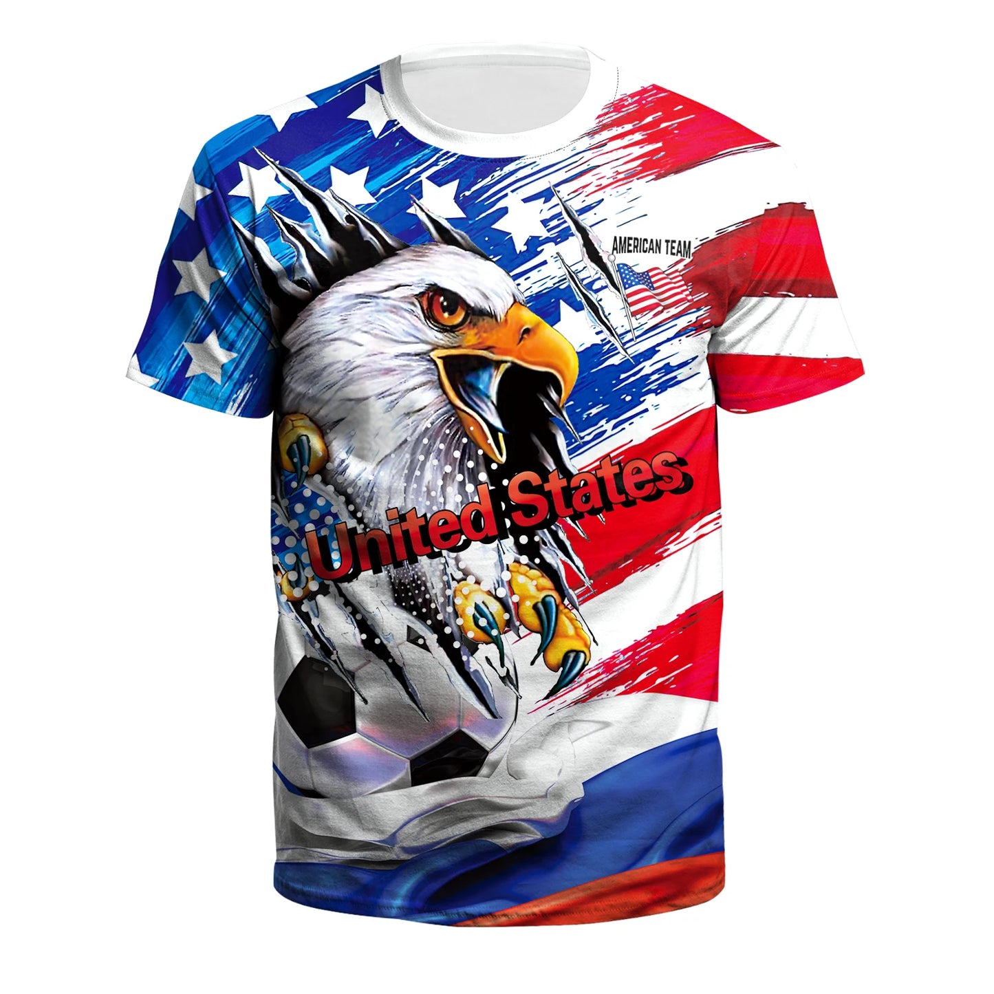 NADANBAO South Korea Team Football Prined T-Shirts O-Neck Short Sleeve Supporter Jersey Summer 3D Print Soccer Top Tee Clothing