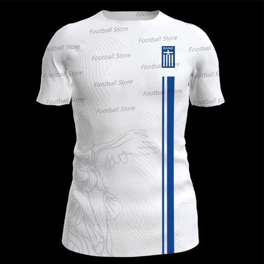 2025-26 T-shirt For Men Greece Football Style Ελλάδα Ποδόσφαιρο Jersey Men Boy Jersey 2025 Home Jersey Adult Jersey Kit