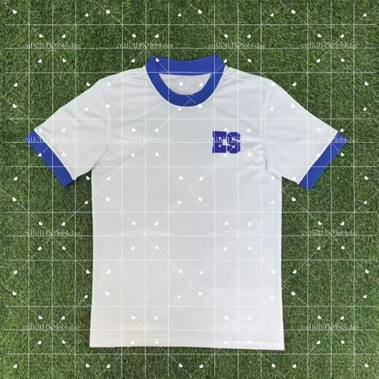 2025 New El Salvador Home and Away Fan Edition Short Sleeved Football Jersey Summer Training Sports Football Jersey