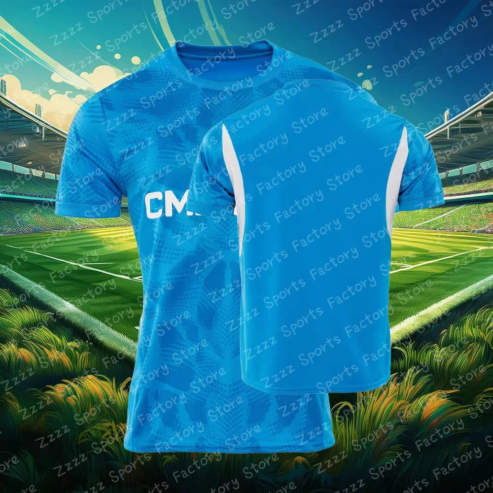 Ligue 1 Olympique Marseille Jersey Home_Away Adult Kids Training Men's Clothes Football Tops