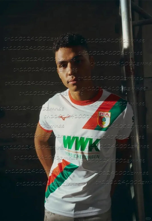 25-26 Augsburg Men's and Women's Football T-shirts Football Jerseys