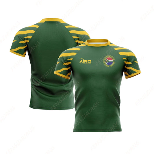 2024_25 South Africa Springboks Concept Rugby Shirt Outdoor Quick Dry Soccer Jersey unisex Summer Classic Casual Loose T-Shirt