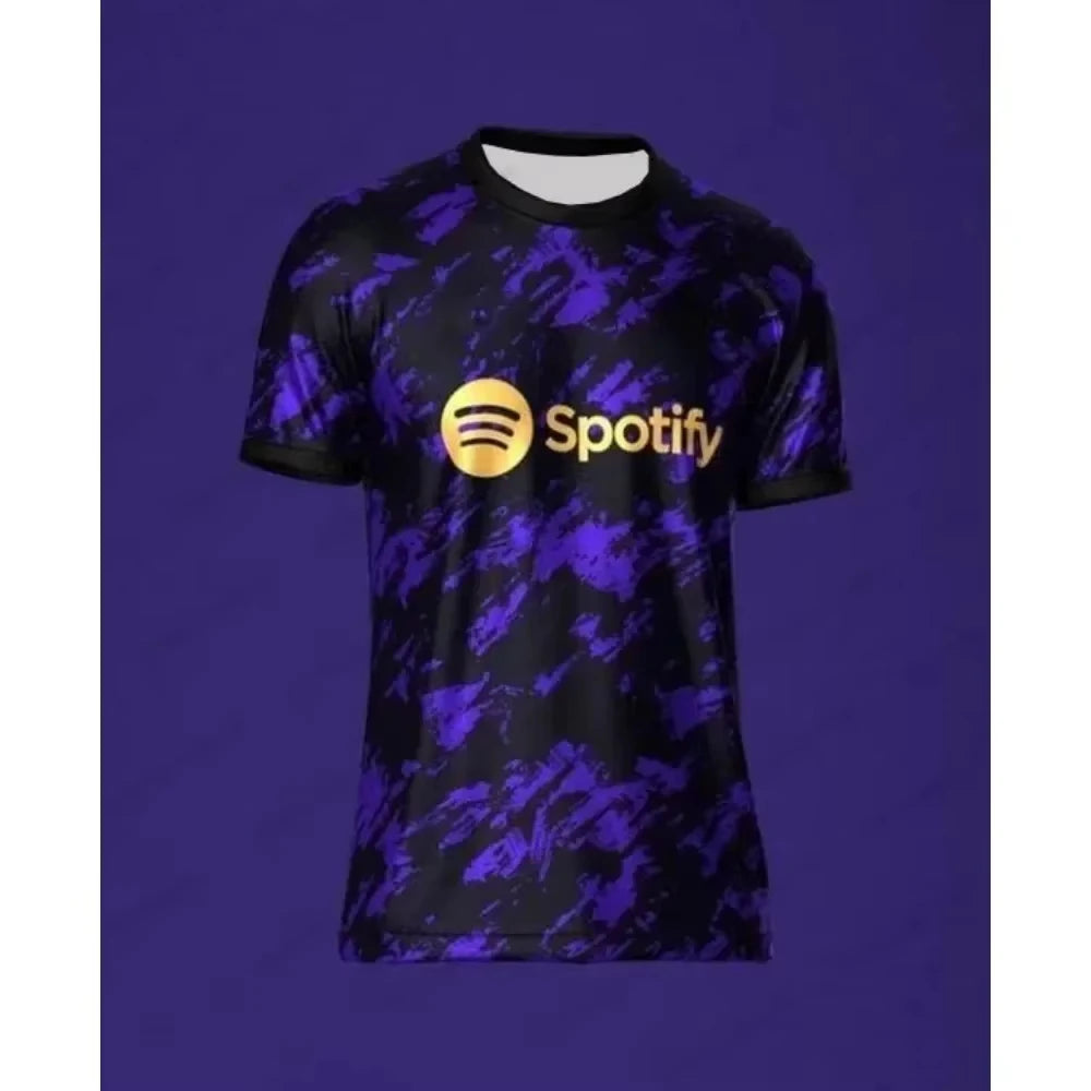 Summer Barcelona Special Edition t shirt Football Jersey Men Comfortable Breathable Quick Drying Motorcycle Training T-shirts