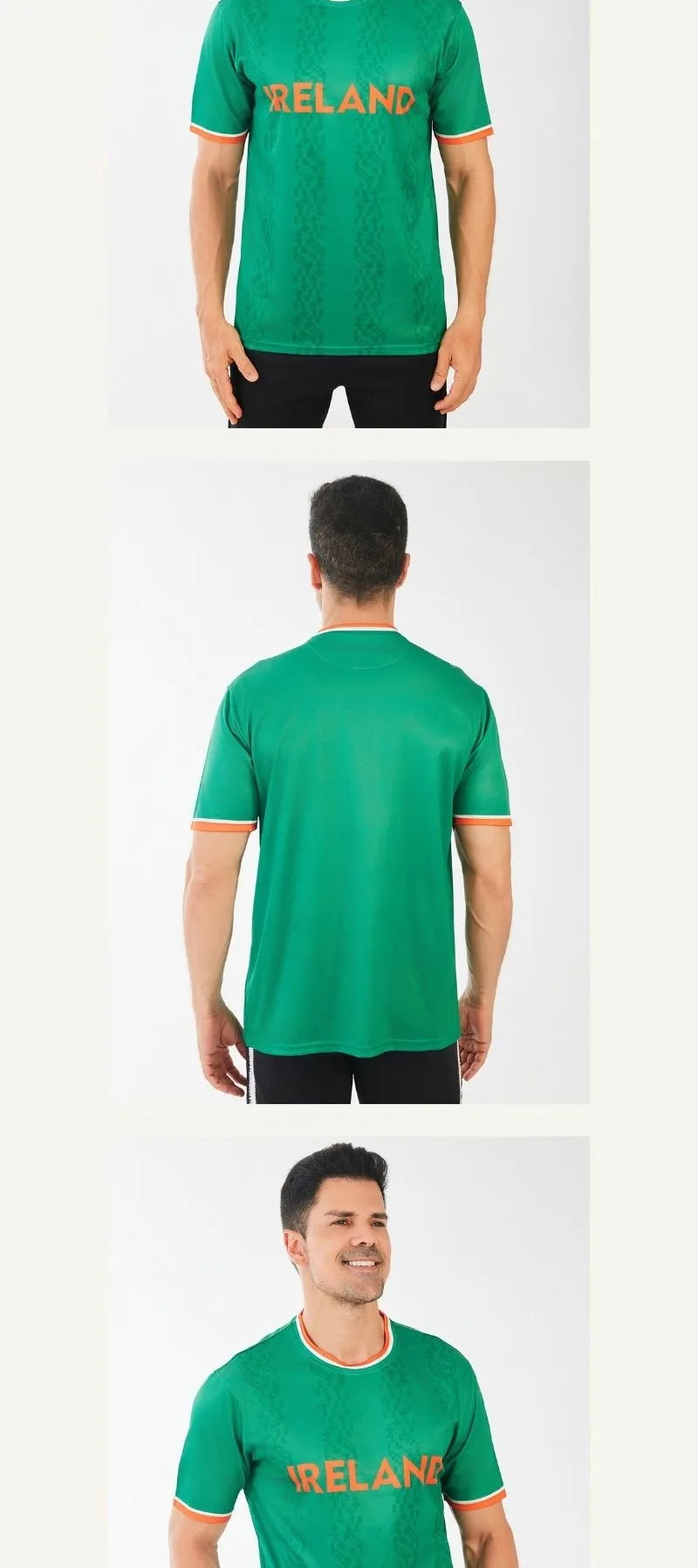 2024 Ireland football jersey, training day shirt, high quality breathable fabric Irish soccer uniform