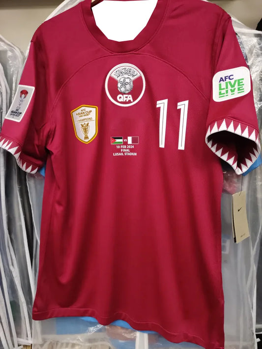 2025 Summer Hot-selling New Qatar National Team Jersey Outdoor Training Breathable Comfortable Quick-drying Casual T-shirt Top