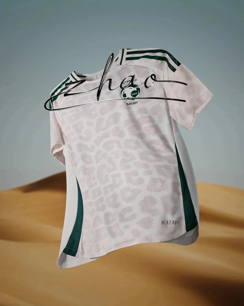 Saudi Arabia National Team 2025 Season Home Jersey Motorcycle Vs. Football Racing Men's and Women's T-shirts Sports Casual Kid