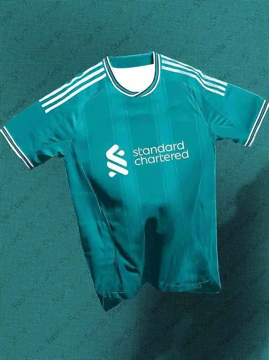 24-25 Men's Sport T-shirt Liverpool Vintage Design Edition Football Jersey Fashion Sports Jerseys Casual Women Kids T-shirt Tops