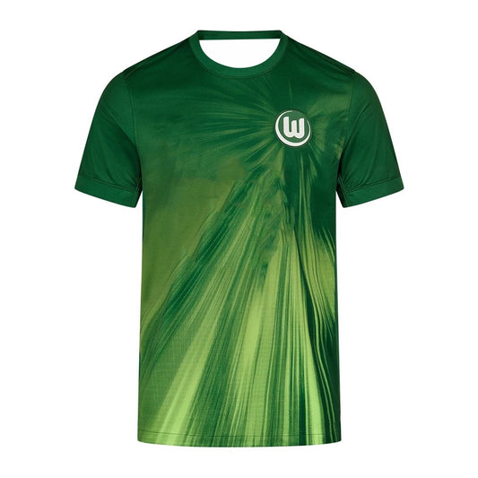 2025-26 Men's Wolfsburg Short Sleeve Home Football Shirt Youth Kids Training Soccer Uniform