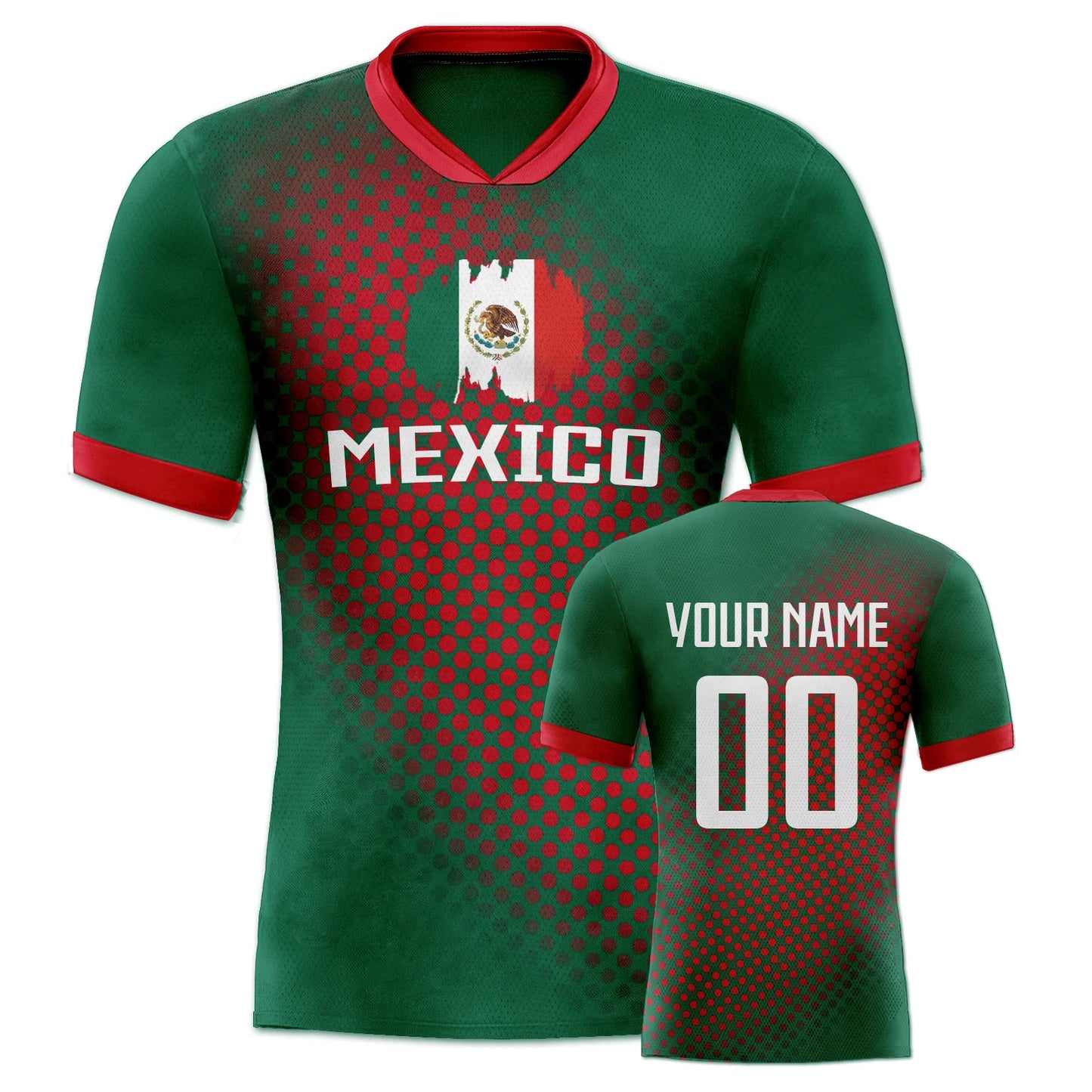 Custom Mexico Soccer Jersey for Men Women Youth Team Uniform for Fans Player Personalized Name Number National Football Shirts