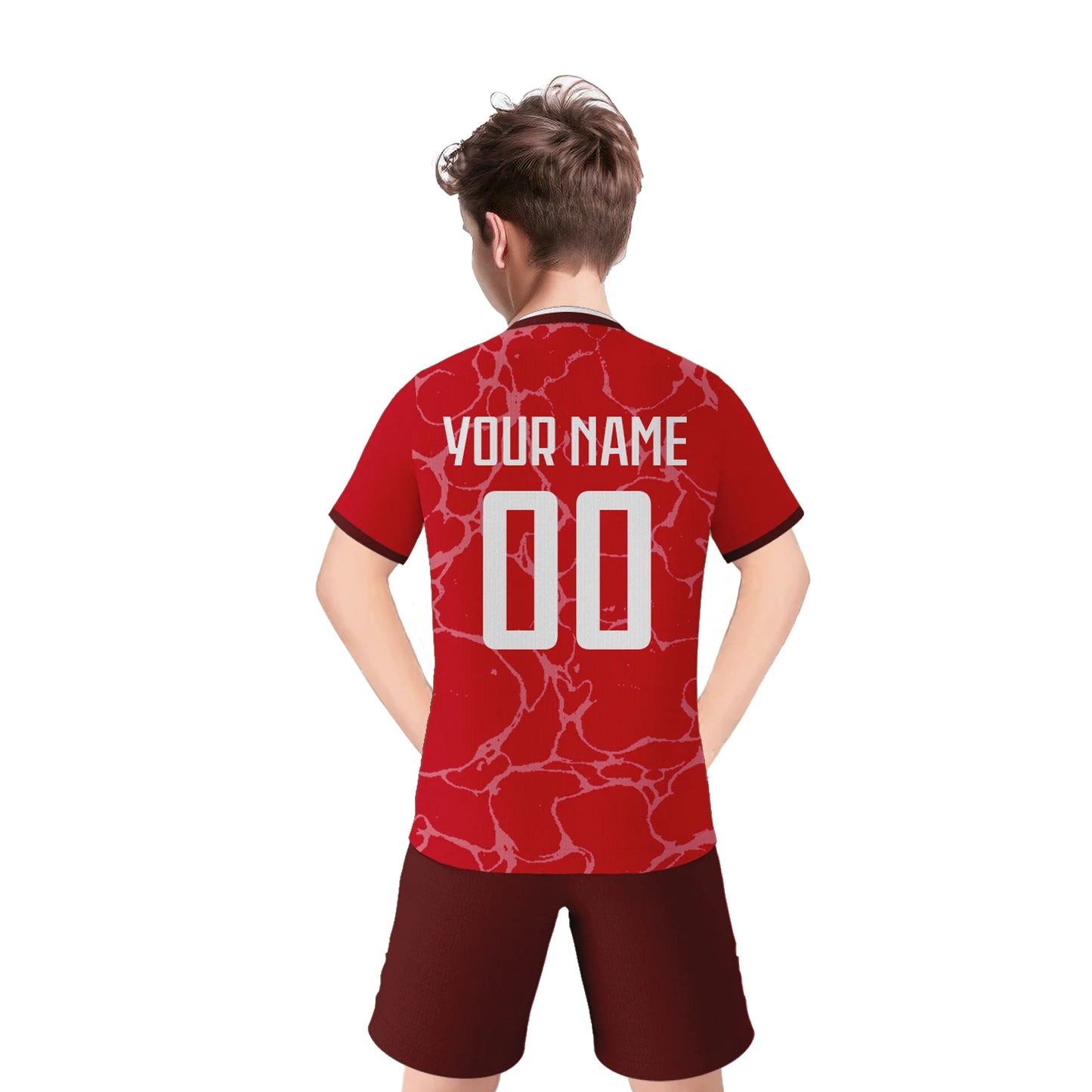 Custom Canada Youth Soccer Jersey Kids Football Uniform Set 2025 New 3D Printed Soccer Set Personalized Soccer Set Youth Sizes