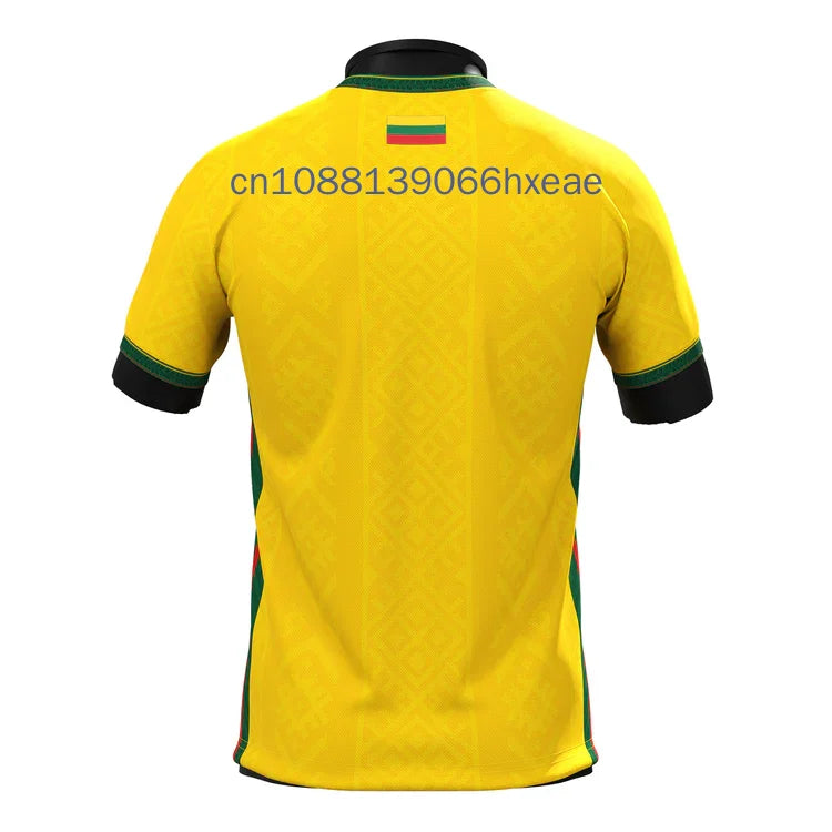 Lithuania Custom Football Jersey T-Shirt 3D Printed Sport Casual Short Sleeve Oversized Men Women Tees Tops Streetwear