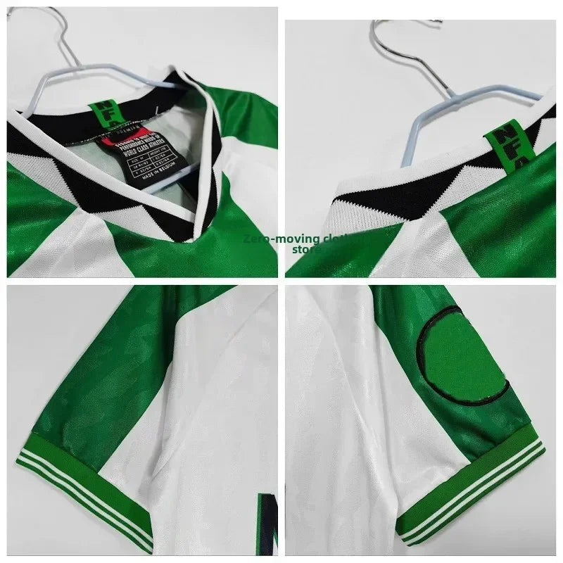 1996 Nigeria Classic Vintage Soccer Jersey Retro Quanghao Football Shirt Men Women Fans Gear
