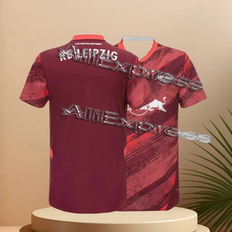 Summer Training RB Leipzig Football Jersey Daily Training Gym Tops for Men and Women
