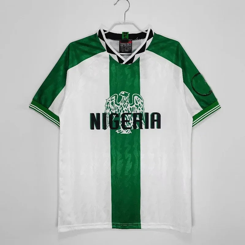 1996 Nigeria Classic Vintage Soccer Jersey Retro Quanghao Football Shirt Men Women Fans Gear