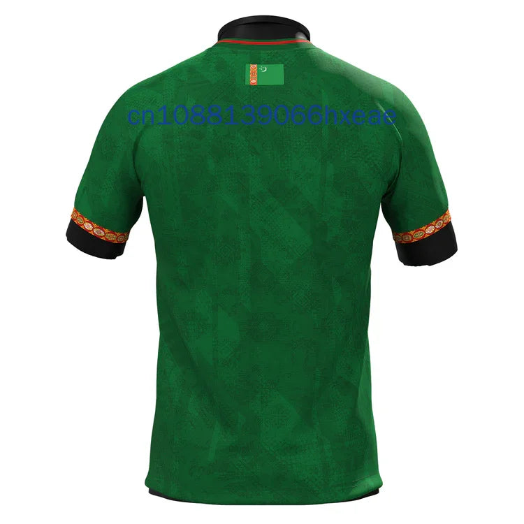 Turkmenistan Custom Men's Football Jersey 3D Printed Sport Casual Short Sleeve Oversized Men Women Tees Tops Streetwear