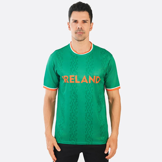 2024 Ireland football jersey, training day shirt, high quality breathable fabric Irish soccer uniform