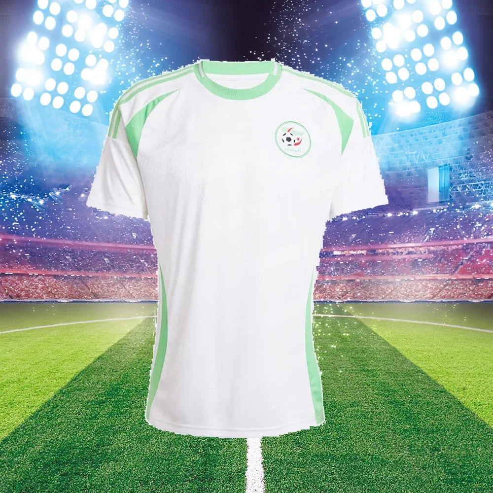 2025 New Arriavl Algeria Football Kit Fans 3D Printed T-shirt for Oversized Men Women Children's Clothing Tops Football Jersey