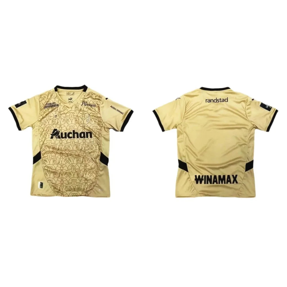 CAMISETA DE FUTBOL RC LENS 2024-2025 Men's Children's Football Jersey T-shirt Fashionable Outdoor Sports Breathable