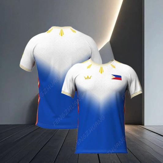 New 25-26 Philippines Football Jersey Jersey Unisex Casual Tee Faddish Comfortable Streetwear Classic Print Adult&Kid Sportswear