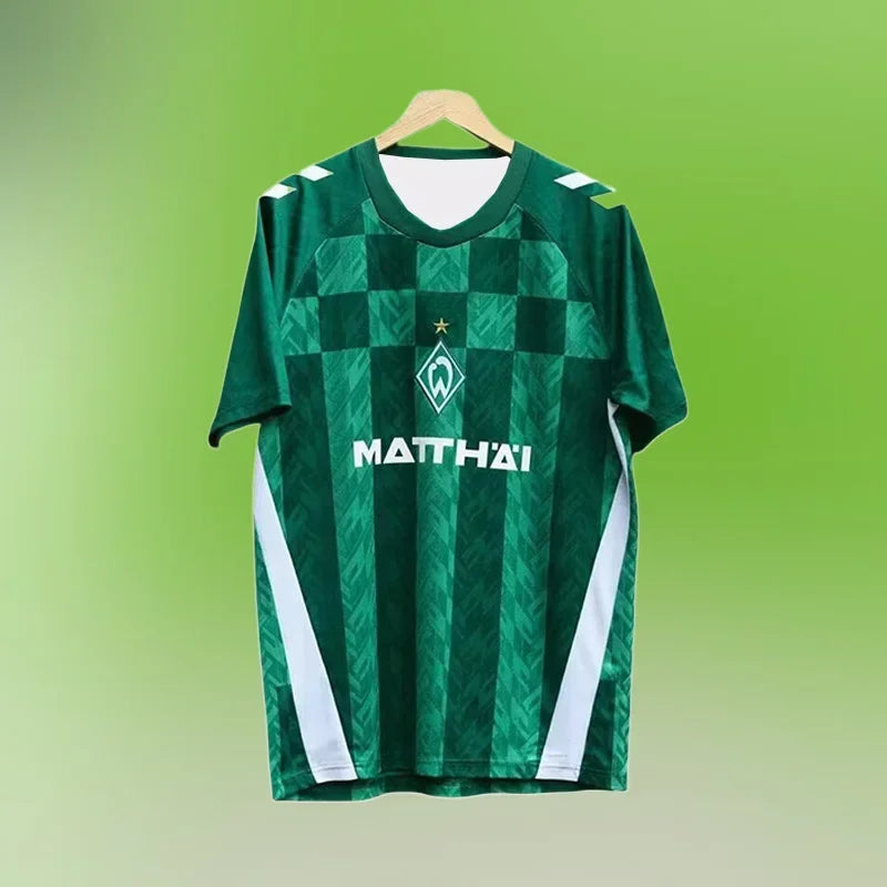 2025 Werder Bremen Football and Jersey Men's and Women's Sports Training Match Clothing 3D Breathable Football Clothing