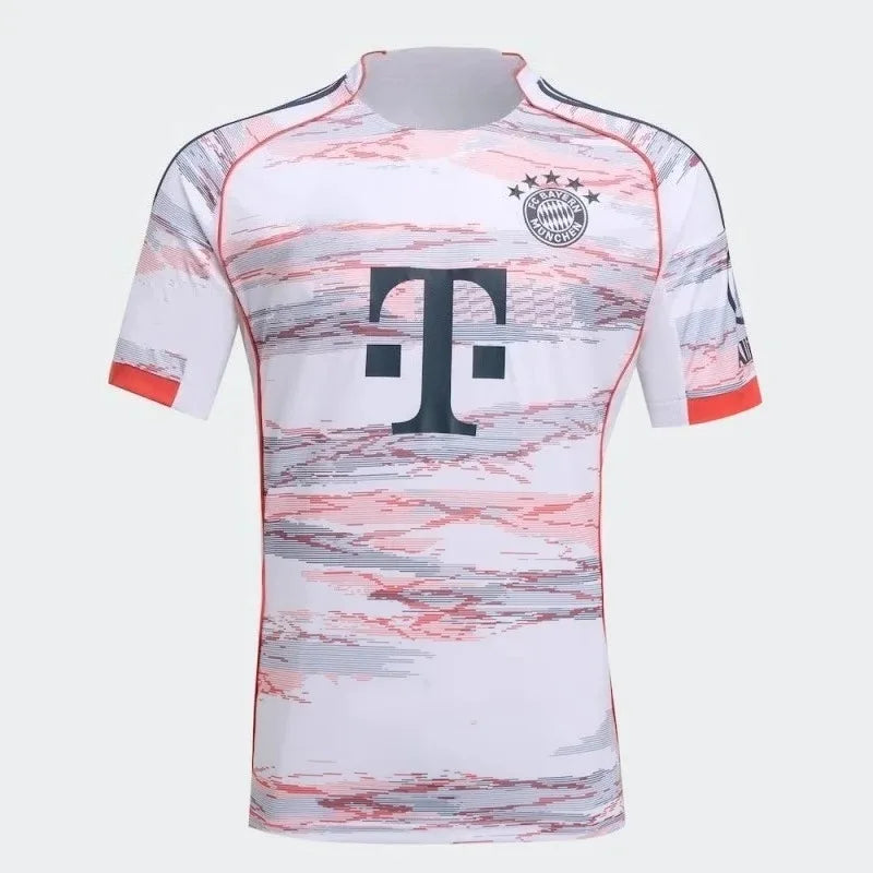 25-26 Bayern Munich Away Fan Version Muller Sports Training Short-sleeved Jersey