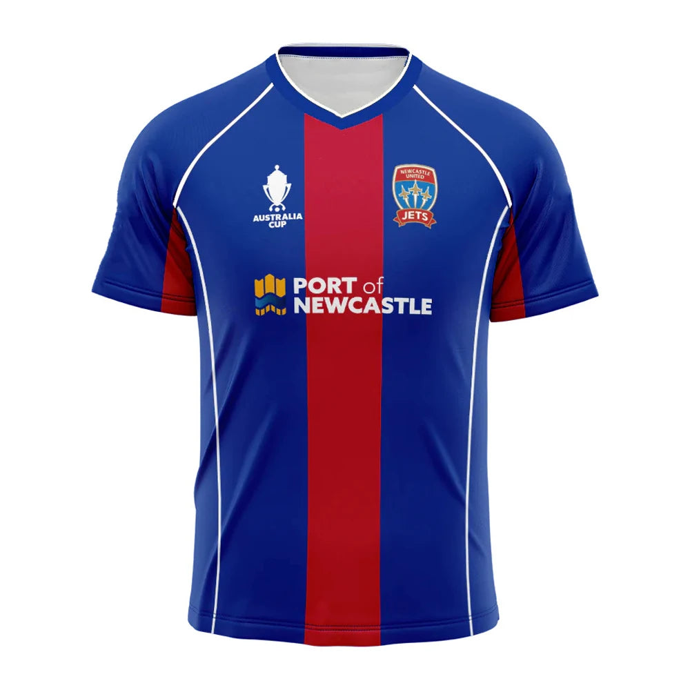 2025 Newcastle Men's Short Sleeve Oversized Football Shirt Youth Kids Training Soccer Uniform Breathable Unisex Jersey