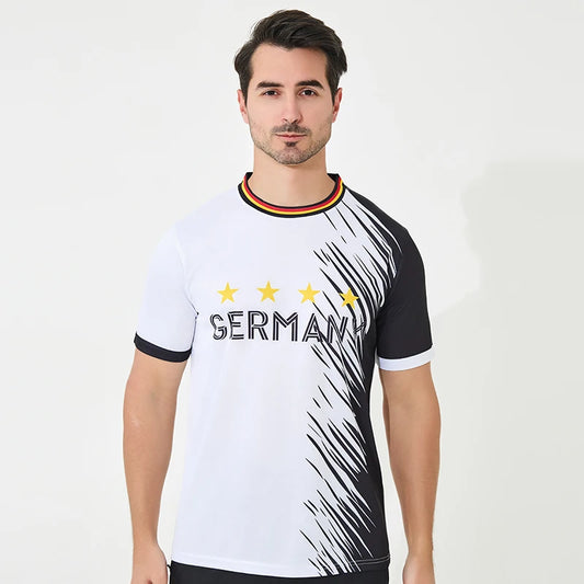 The latest European team Germany football jersey High quality customizable and Breathable soccer uniform