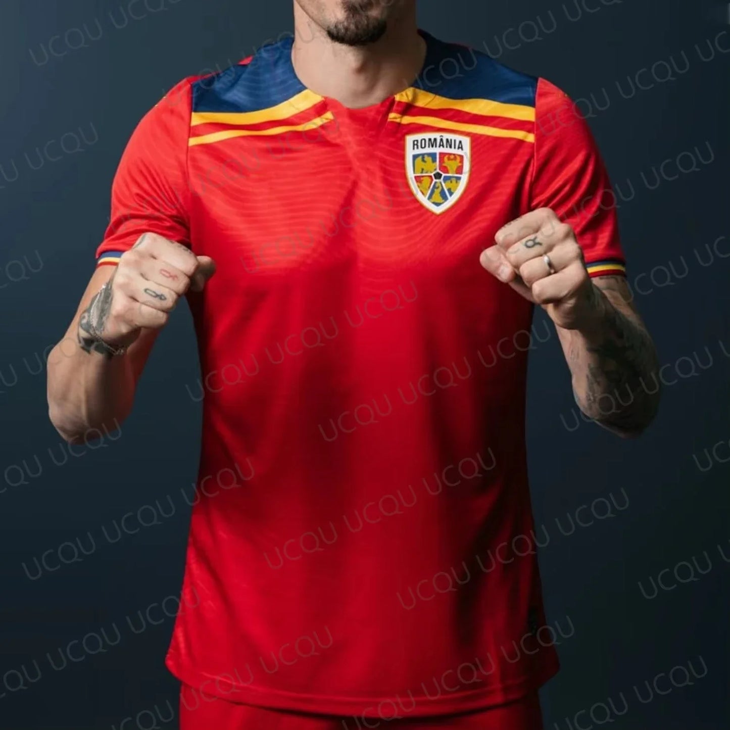 2025 New Arraivl Romania 2025-26 Home, Away and Third Kit Extra Large Football 3D Prinetd T-Shirt Adult_Kids Top