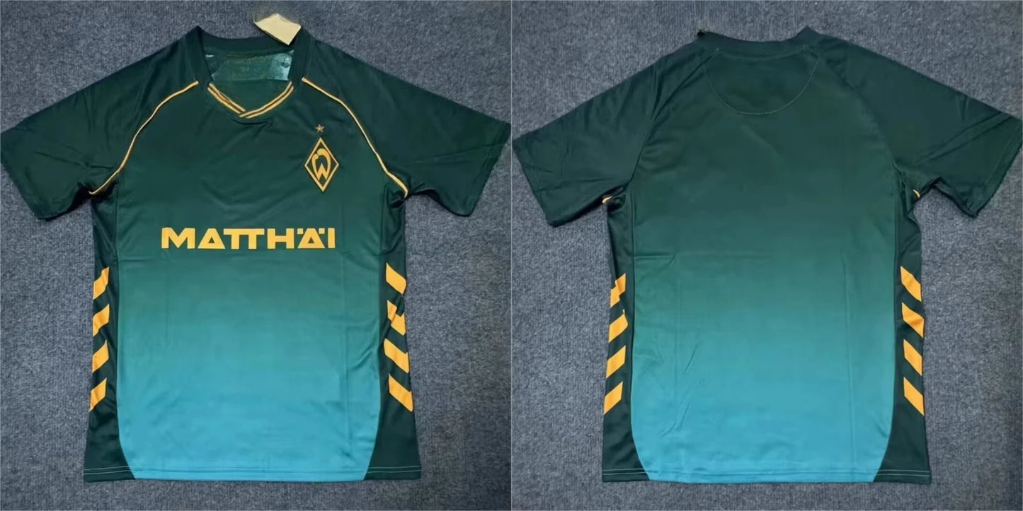 25-26 Best-selling New 3D Printed Werder Bremen Football Jersey for Men and Women