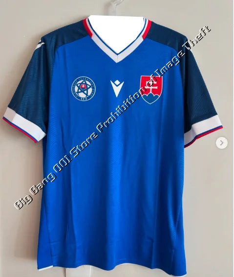2025 Summer Hot-selling New Slovakia National Football Team Jersey Outdoor Training Breathable Quick-drying Trend T-shirt Top
