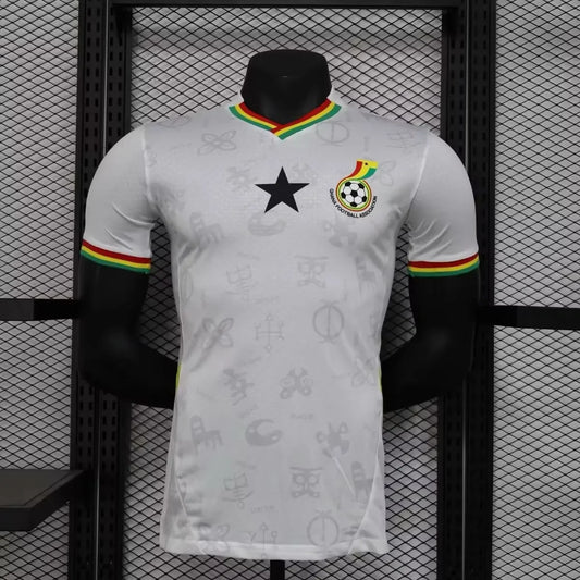 2024 Africa Cup Ghana National Team Jersey Ghana Football Jersey Short-sleeved Shirt Top Black Star Jersey T-shirt 3D Printing