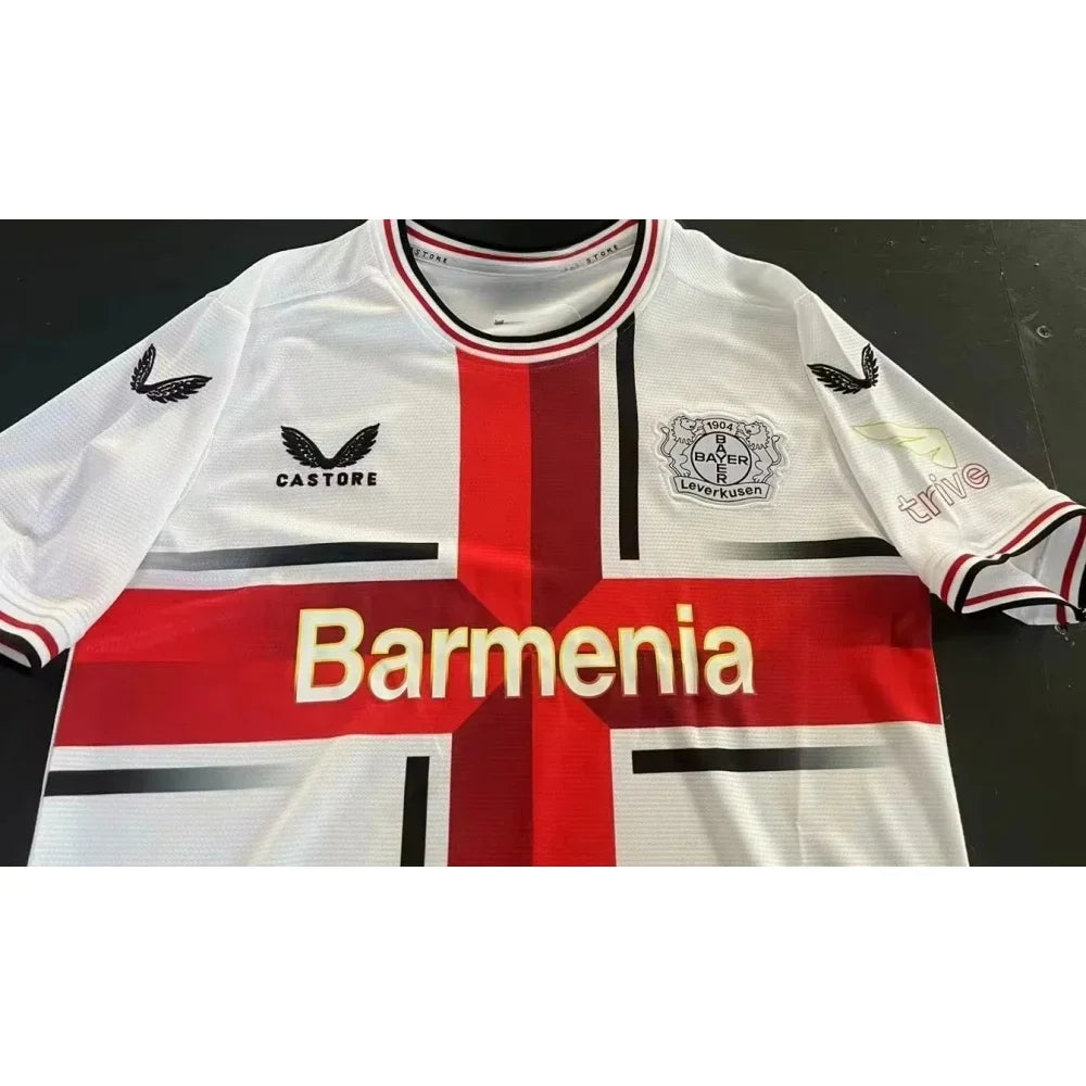 2025 NEW Leverkusen Short-Sleeved Football Jersey Men's and Women's