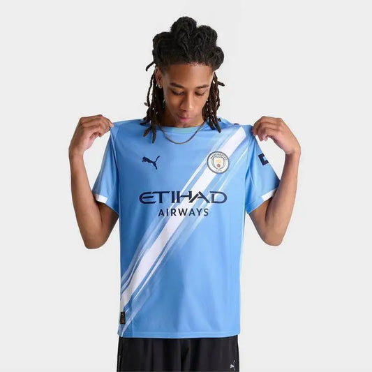 PUMA | Men's Puma Manchester City 24-25 Home Replica Soccer Jersey