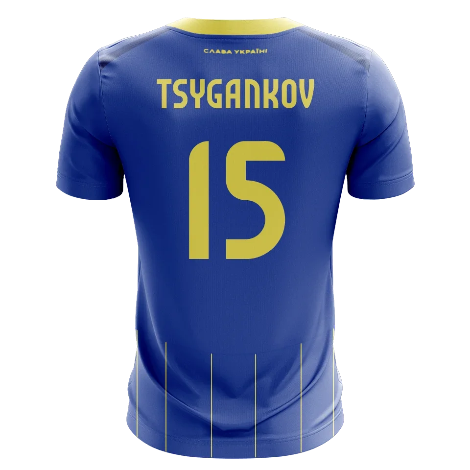 2025 new 3D printed Ukrainian football jersey for men and women, quick-drying shirt, breathable T-shirt. men clothing shirts