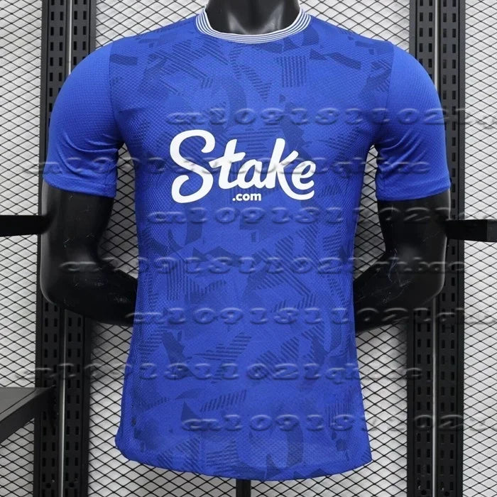 25/26 Popular Everton Home Fans Soccer Jersey MOTO New Men's and Women's Quick Drying Breathable Casual Oversized Training Suit