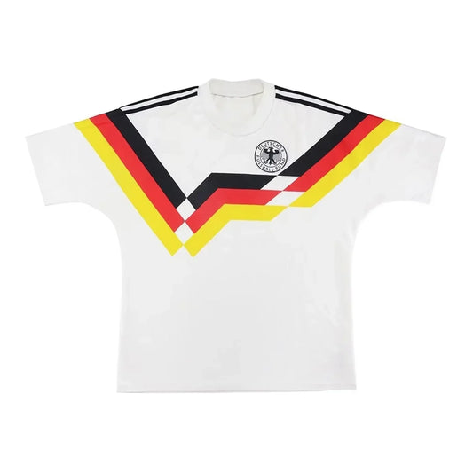 2024 Home Kit Football Shirt Germany Soccer Jersey Sports Vintage Oversized Crew-neck T-shirt White Men's Short-Sleeved Tops