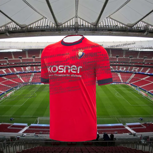 Hot-selling 2025 Spain Football Osasuna Jersey Men's and Youth Soccer Sports Jersey Kits