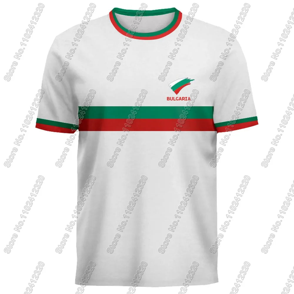 Maillot Bulgaria National Jersey team Fans 2025 T Shirts 3D Print Mens Shorts Running Streetwear Casual Training Suit Clothe