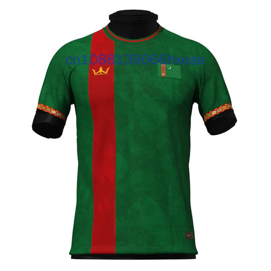 Turkmenistan Custom Men's Football Jersey 3D Printed Sport Casual Short Sleeve Oversized Men Women Tees Tops Streetwear