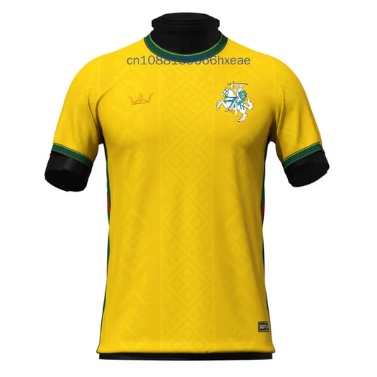 Lithuania Custom Football Jersey T-Shirt 3D Printed Sport Casual Short Sleeve Oversized Men Women Tees Tops Streetwear