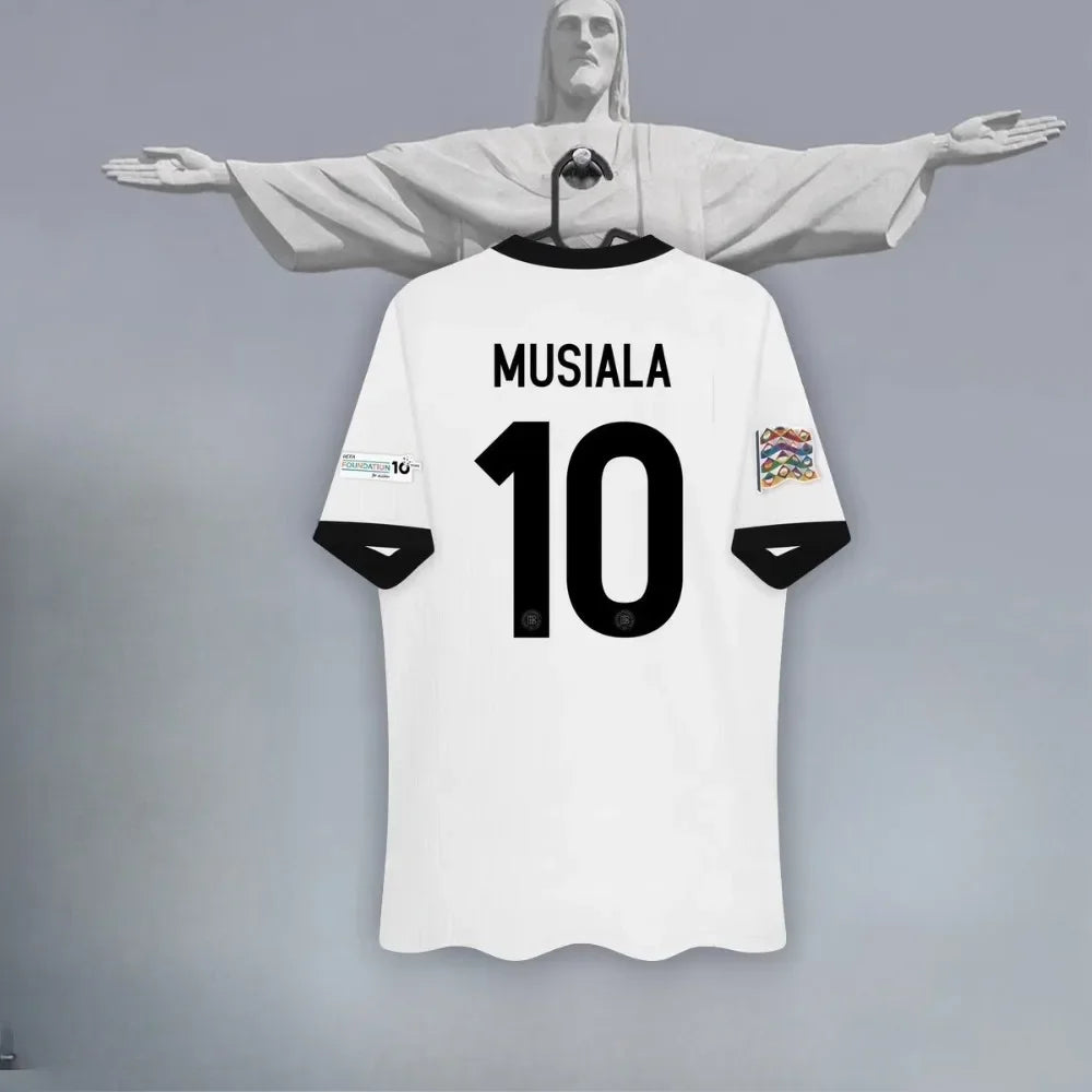 German National Team Jersey Home 125th Anniversary Football Training Jersey 3D Printed Breathable Men's Short-sleeved T-shirt