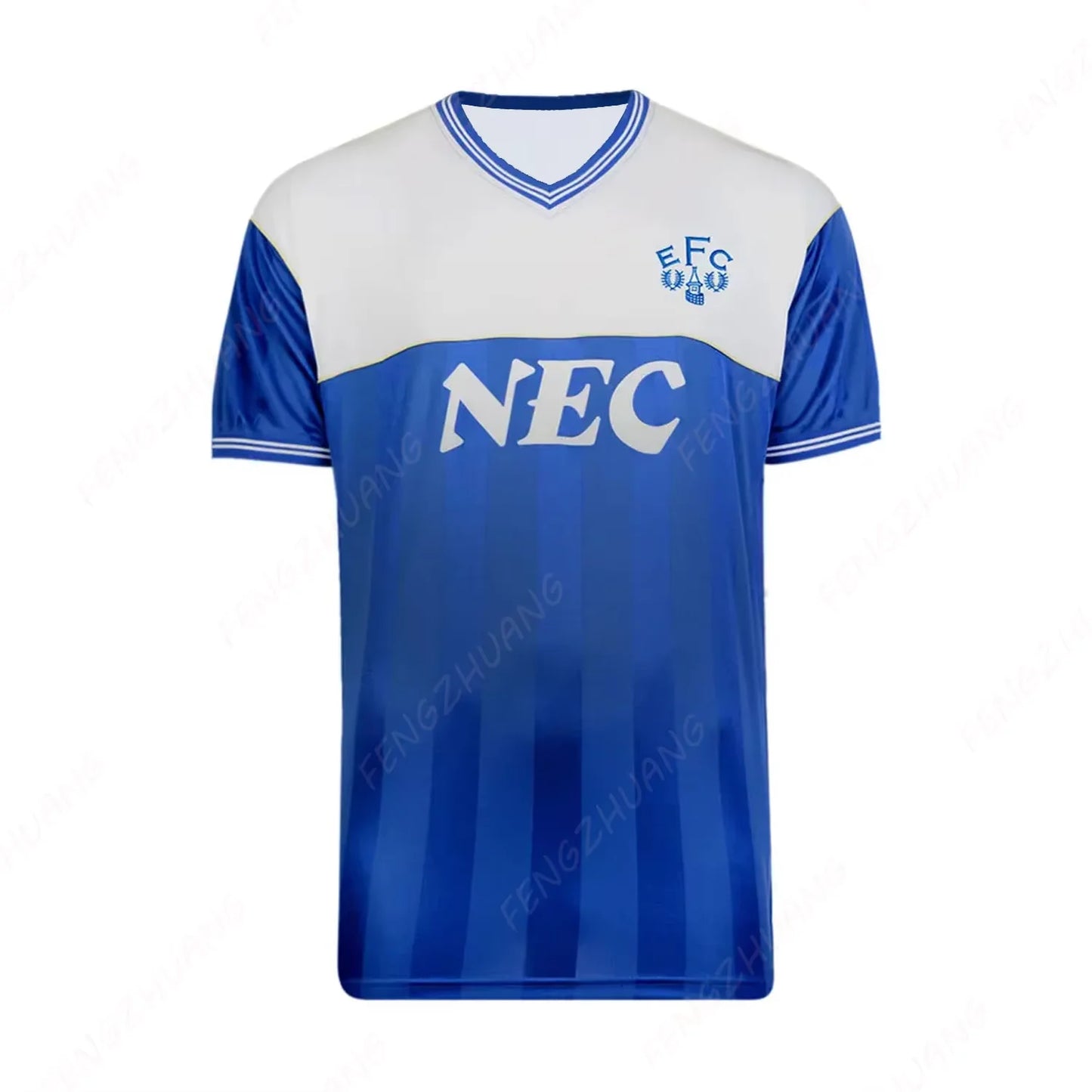 1995 Everton Away Shirt Outdoor Sweat Absorbent Quick Dry Soccer Jersey Summer Classic Casual Loose T-Shirt moto