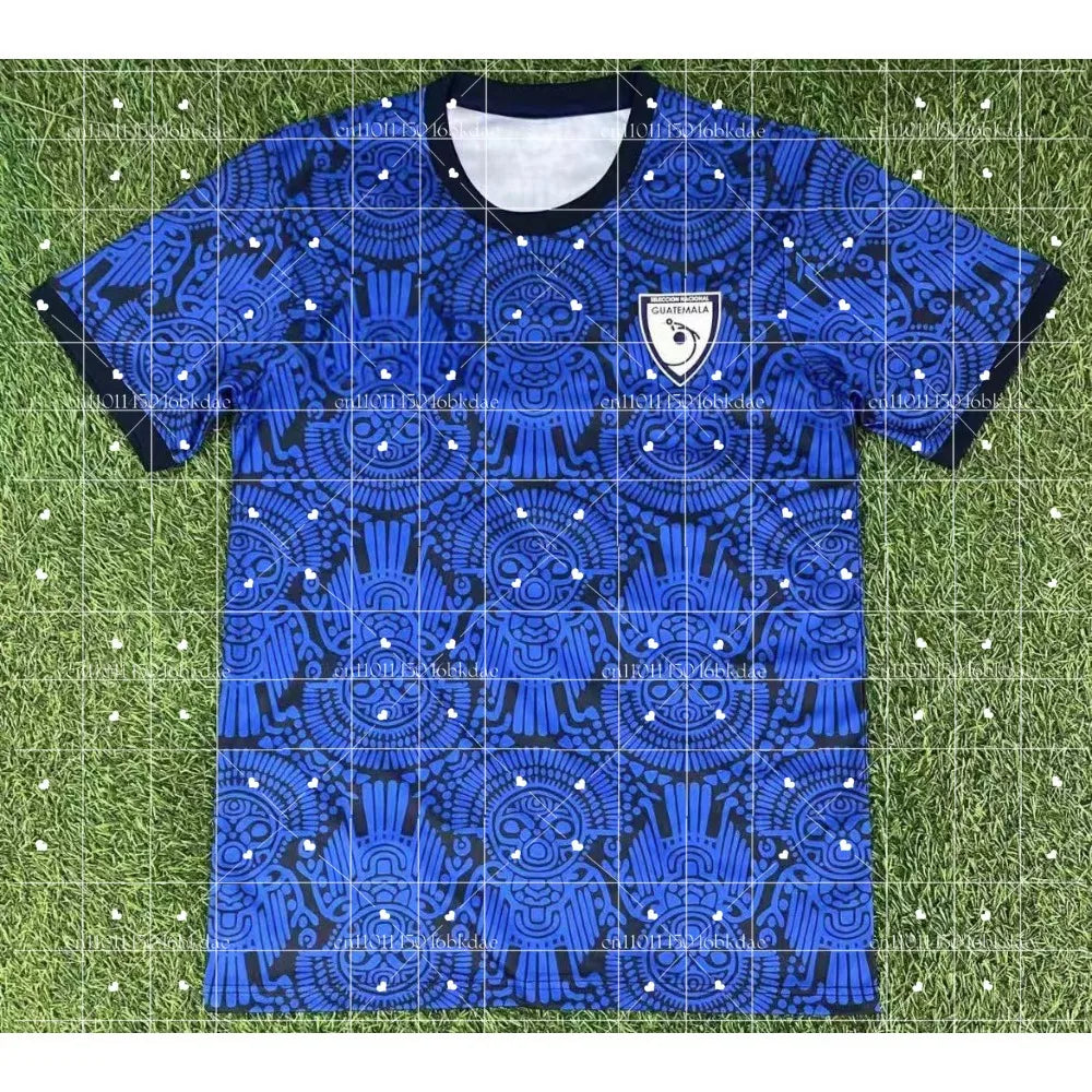 2526 Guatemala Fan Football Jersey Short Sleeved Top Hot Selling Men's and Children's Training Jerseys for Fans
